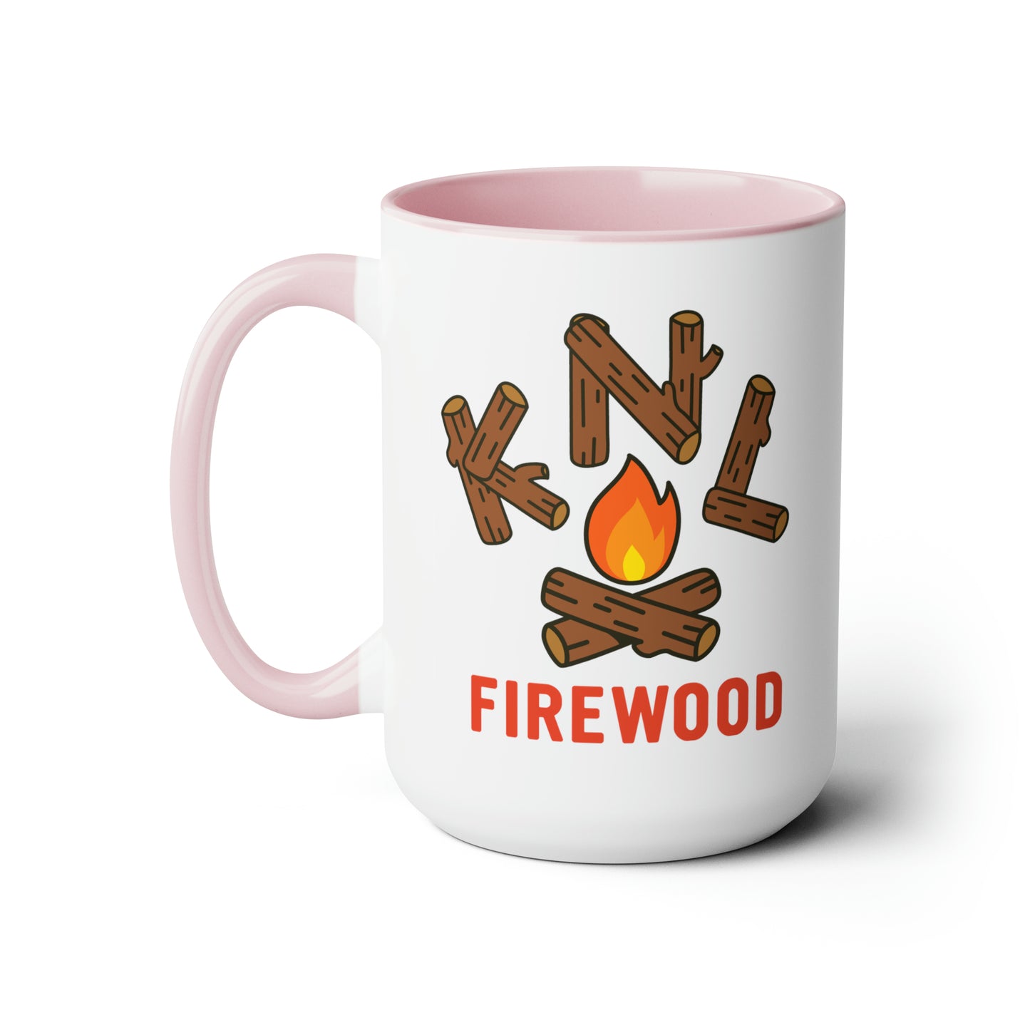 KNL Two-Tone Coffee Mugs, 15oz