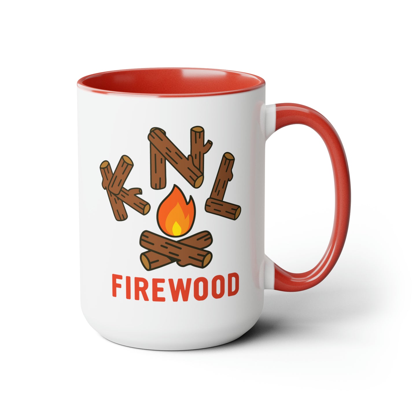 KNL Two-Tone Coffee Mugs, 15oz