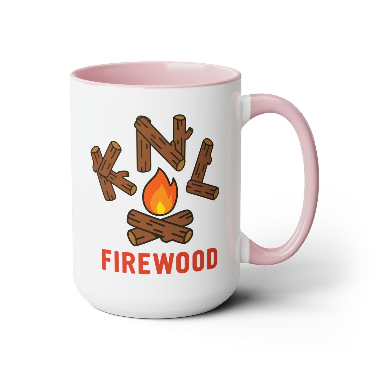 KNL Two-Tone Coffee Mugs, 15oz