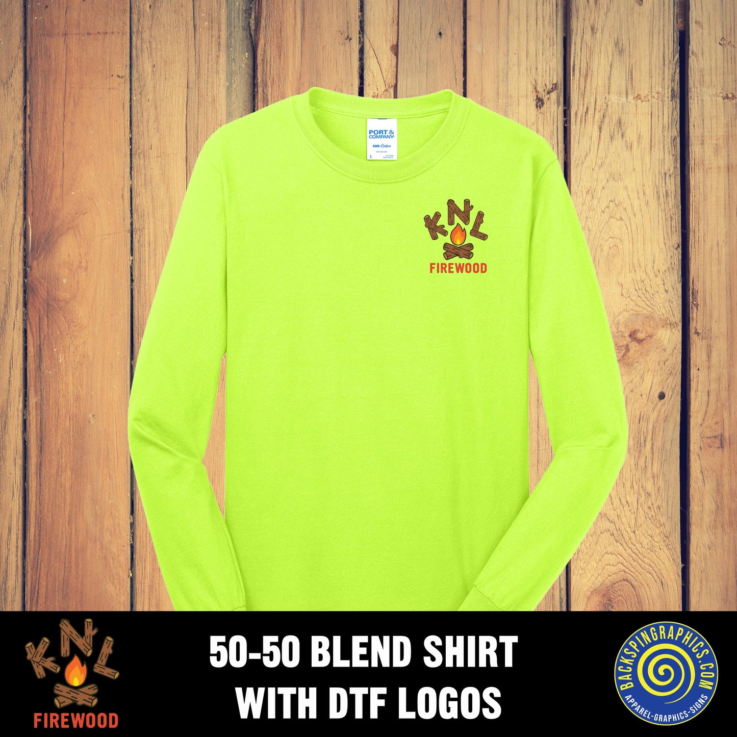 KNL Firewood LONG SLEEVE T-Shirt