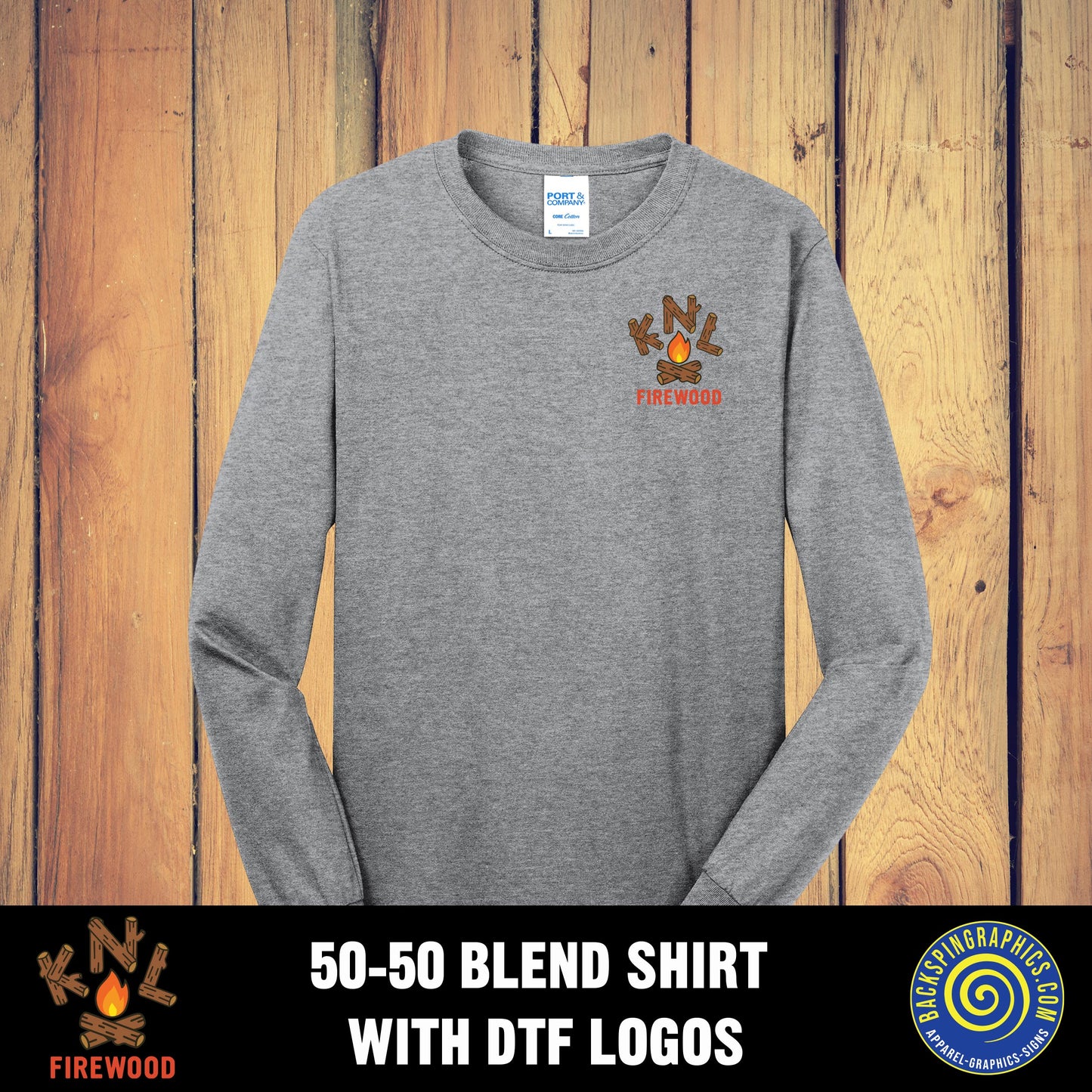 KNL Firewood LONG SLEEVE T-Shirt